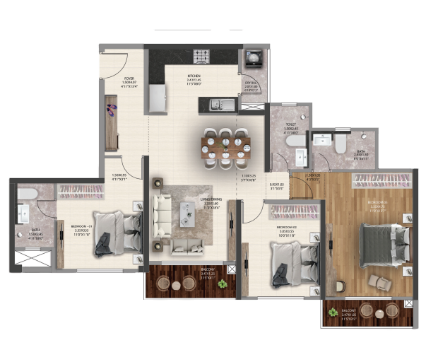 Lodha Sadahalli Projects Layout